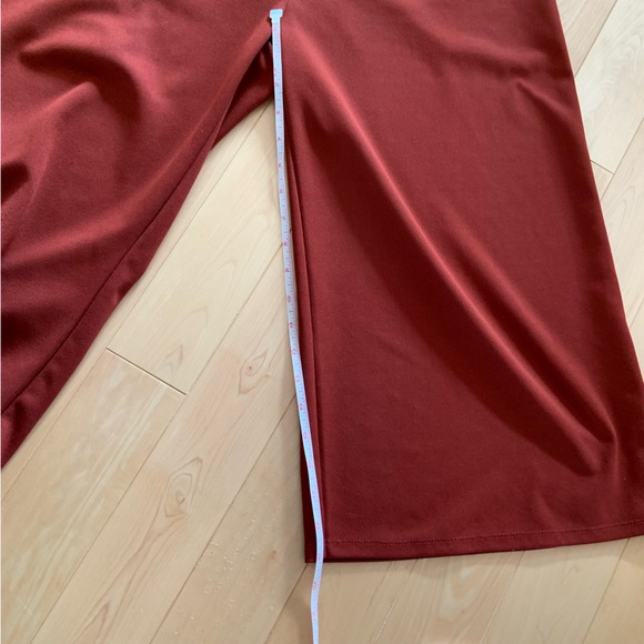 Burnt orange/ rust cropped wide leg pant - ASOS US 2 - Picture 9 of 14
